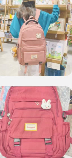 Korean Style School & College Backpack | 48cm X 28cm | Trendy & Spacious | Durable Daypack For Students | Blue
