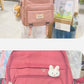Korean Style School & College Backpack | 48cm X 28cm | Trendy & Spacious | Durable Daypack For Students | Blue