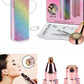 2-In-1 Flawless Eyebrow Trimmer | USB Rechargeable 2in1 Flawless Trimmer With Wire & Cleaning Brush | Eyebrow & Upper Lips Trimmer For Women (Rechargeable)