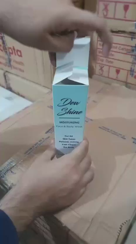 Dew Shine | Daily Radiance Boosting Moisturizing Face And Body Wash (All Day Hydration) 120 ML