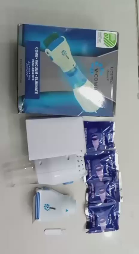 V-Comb Head Lice Treatment Device