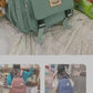 Korean Style School & College Backpack | 48cm X 28cm | Trendy & Spacious | Durable Daypack For Students | Blue